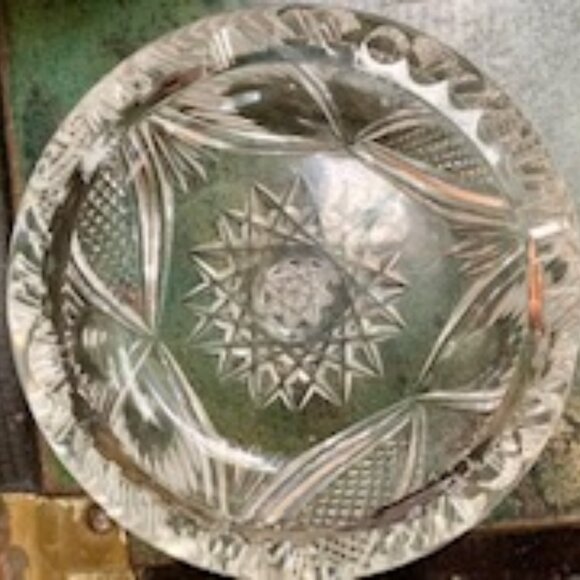 Vintage Crystal Ashtray - Picture 4 of 6